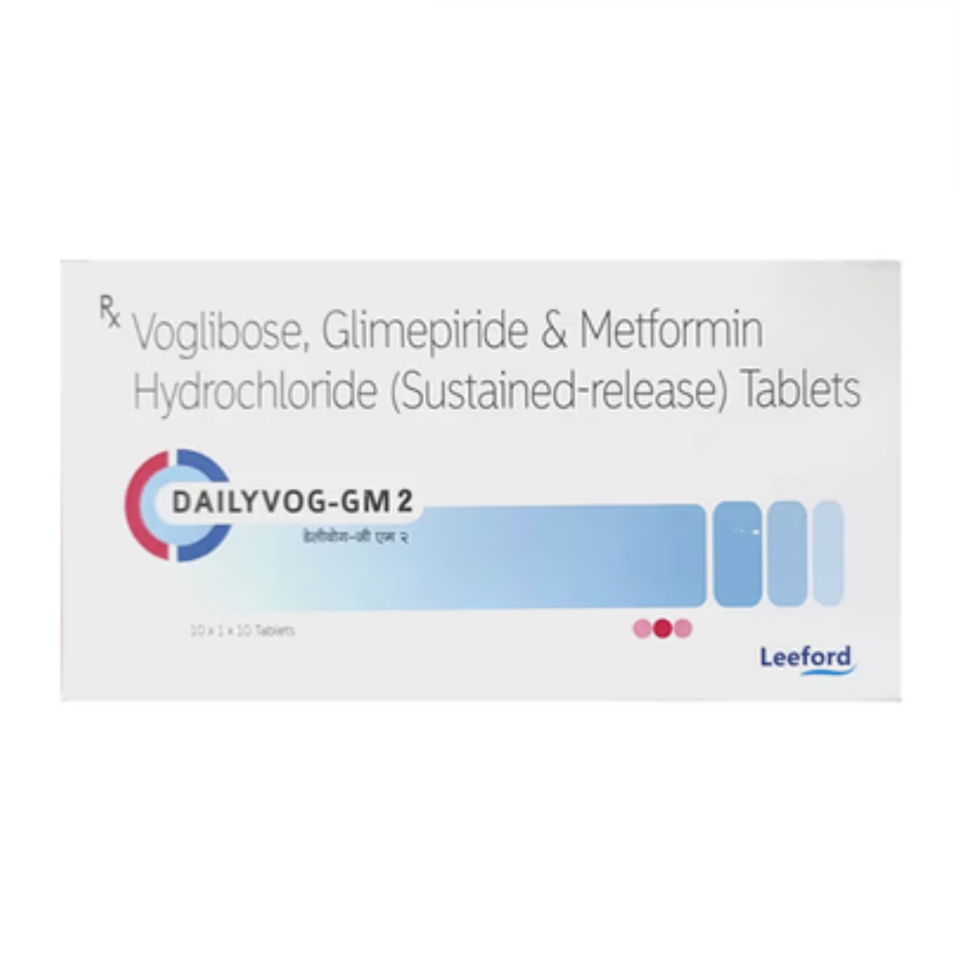 Dailyvog GM 2mg/500mg/0.2mg Tablet